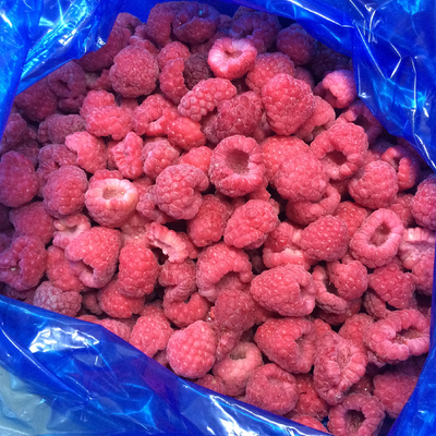 High Quality IQF Frozen Whole Raspberries in Bulk Carton Packed