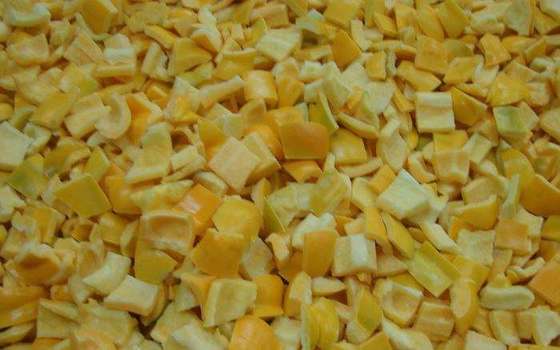 Organic IQF Frozen Yellow Sweet Bell Pepper Strips Sliced Dice Cubes Freezing Healthy Natural Chinese