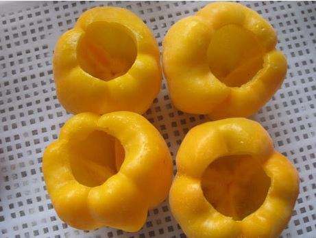 Органические IQF замороженные полоски сладкого желтого перца, нарезанные кубиками, заморозка, полезные, натуральные, китайские