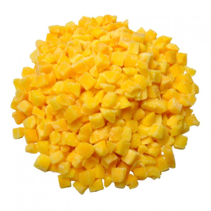 IQF органический Желтый персиковый пирог оптовые упакованные замороженные фрукты вода мякоть целые кубики и половины сладкий вкус сохраненный 3