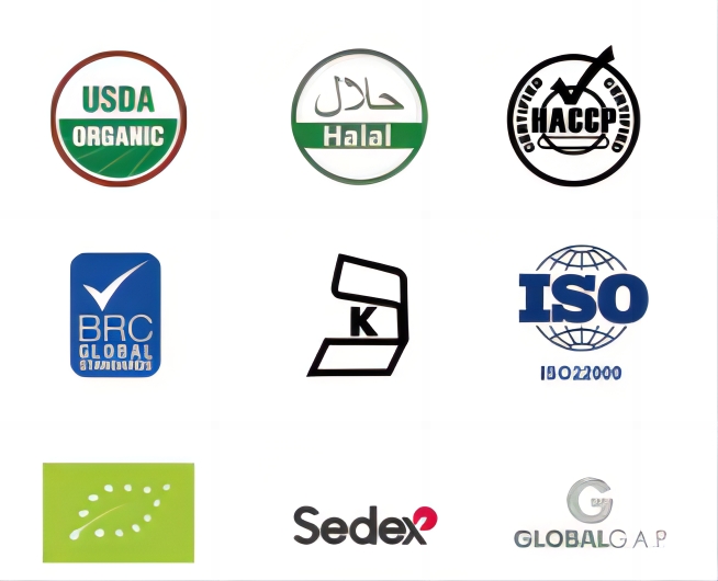 Горячие продукты Фабричная цена Белый цвет BRC Сертификаты HACCP Замороженные овощи IQF Органический чеснок 6