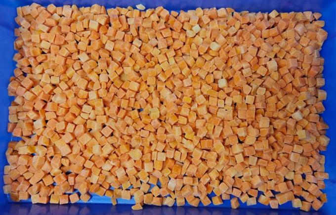 2025 Новый урожай Замороженная морковь на кусочках Замороженная свежая морковь 0