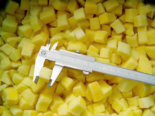 Цена нарезанного замороженного манго 1